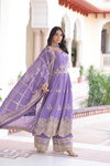 KA 1212 Silver Crunchy Gown Best Wholesale Shop In Surat